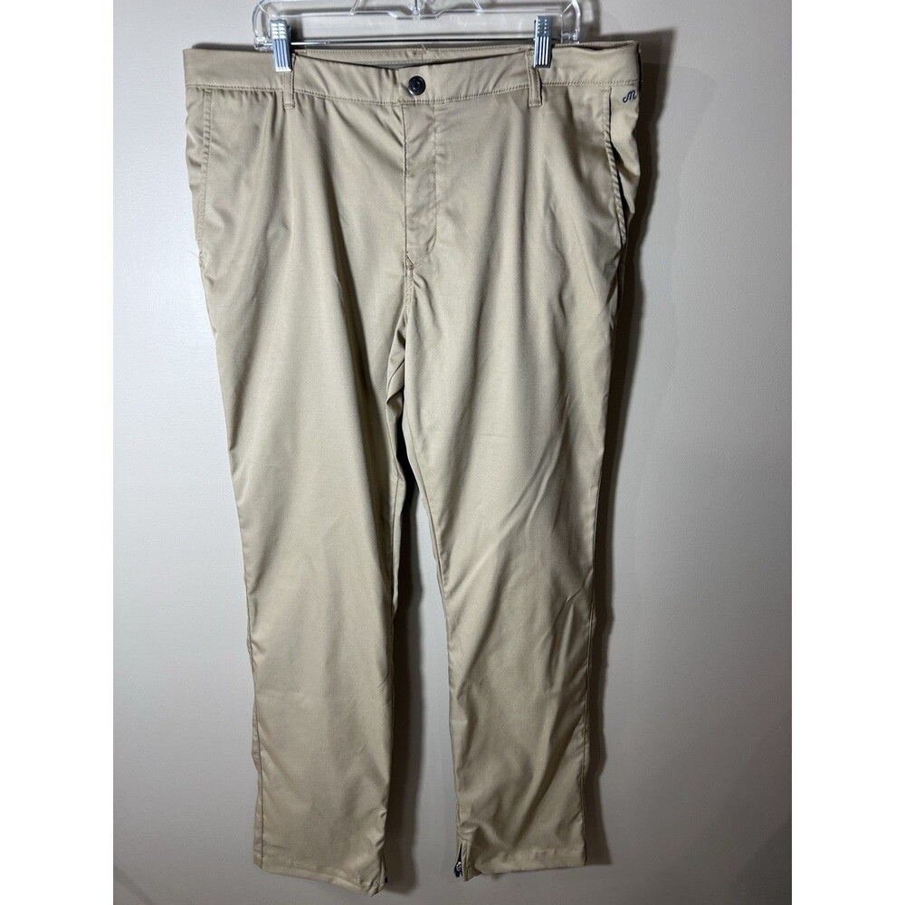 Bonobos Maide Golf Pants - Size 38x36 Khaki Brown Moisture Wicking Stretch